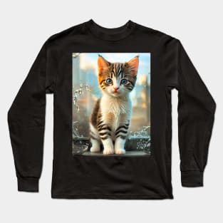 Cat Lovers Cute Kittens Long Sleeve T-Shirt